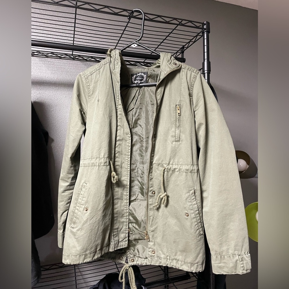 Green cargo jacket